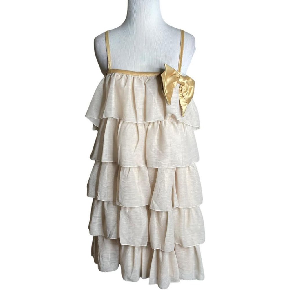 Erin Fetherston for Target 11 Gold Tiered Dress Bow NWT Flapper